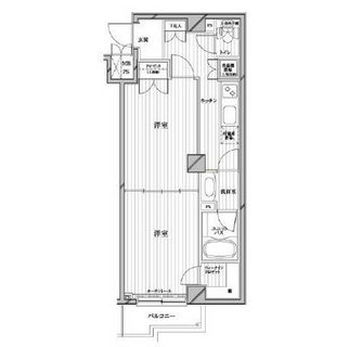 東京都新宿区水道町 賃貸マンション 2K