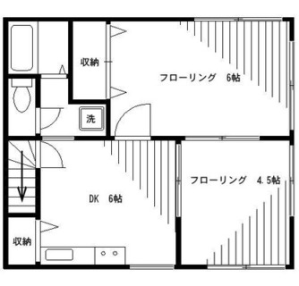 東京都文京区水道１丁目 賃貸アパート 2DK