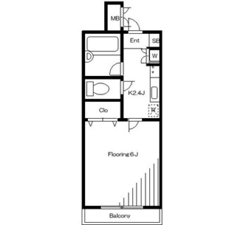 東京都新宿区矢来町 賃貸マンション 1K