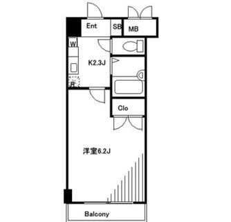 東京都文京区関口１丁目 賃貸マンション 1K