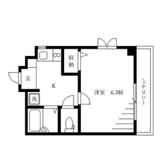 東京都新宿区西五軒町 賃貸マンション 1K